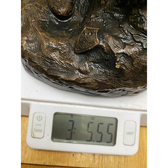 Monfort 1976 Scout Original Hydro stone Western Sculpture 13.5” Bronze Coloring - Picture 5 of 12